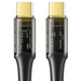 Cable Xmart Type-C to Type-C 100W 1.2m 20578 Black - Аксесоари за смартфон<<<Аксесоари<<<TechMart&&&Аксесоари за
