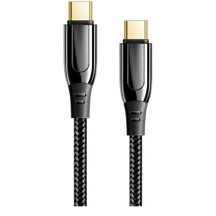 Cable Xmart Type-C to Type-C 100W Black 1.2m - Аксесоари за смартфон<<<Аксесоари<<<TechMart&&&Аксесоари за