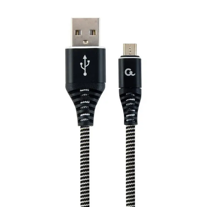 Cablexpert CC-USB2B-AMMBM-2M-BW USB cable USB 2.0 USB A Micro-USB B Black - USB cablesAKG-KAB<<<GSM
