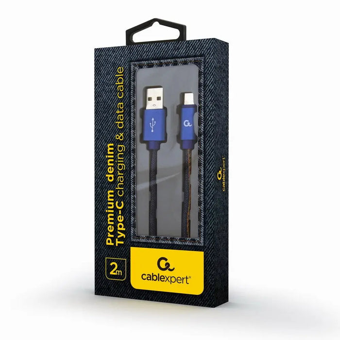 Cablexpert CC-USB2J-AMCM-2M-BL USB cable USB 2.0 USB A USB C Blue - USB cablesKBA-USB<<<Cables