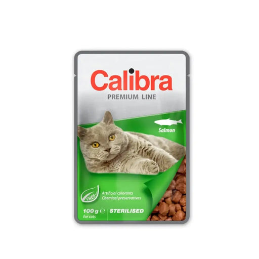 CALIBRA Cat Premium Sterilised Salmon - wet cat food - 100g - Wet foodDLK-KAM<<<For the catDLK<<<ActionPL