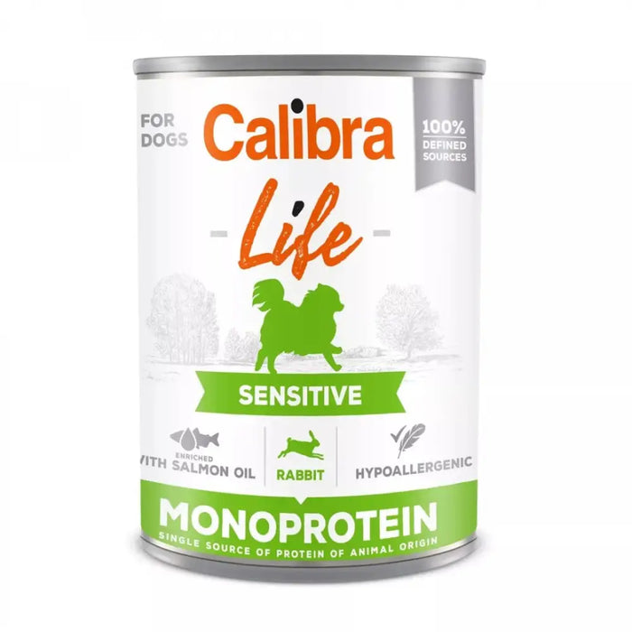 CALIBRA LIFE Sensitive rabbit - wet dog food - 0.4kg - Wet foodDLP-KAM<<<For the dogDLP<<<ActionPL
