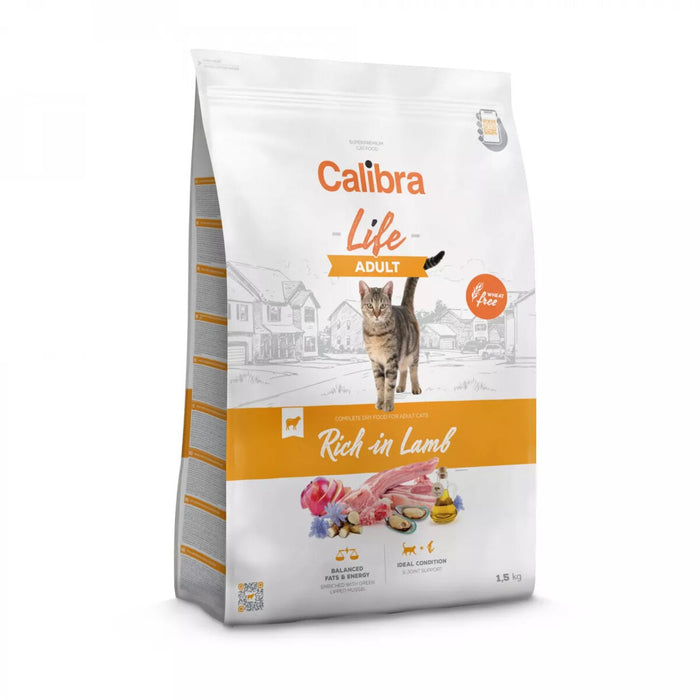 Cat food Calibra Lamb 1,5 Kg Adult 1,25 kg