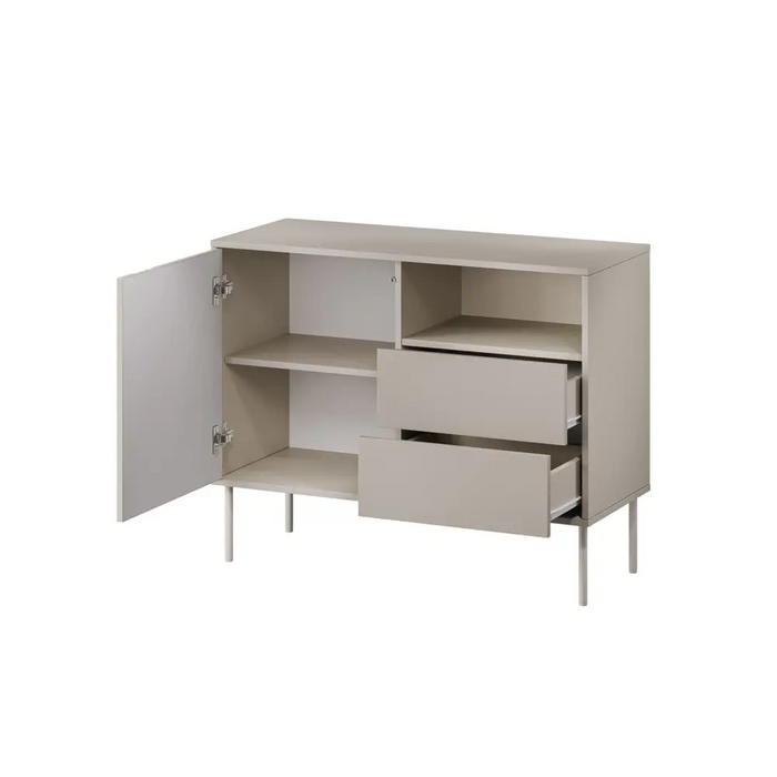 Cama 1D2S TRESSE chest of drawers 100x40x75 cashmere matt - Chests of drawers made of furniture