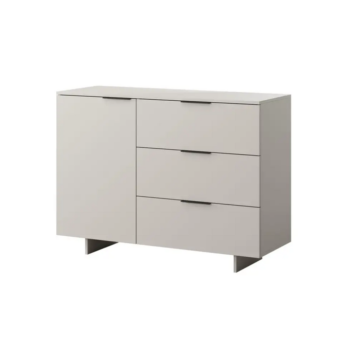 Cama 1D3S ALMA chest of drawers 120x41.5xH90 cashmere - Chests of drawers made of furniture