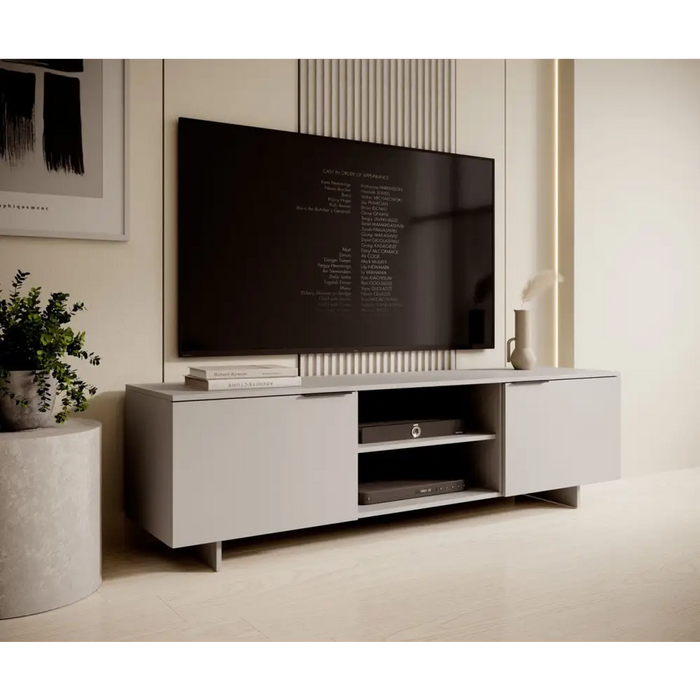 Cama 2D1P RTV cabinet ALMA 180x41.5xH55 cashmere - TV cabinets made of furniture boardSTV-ZPM<<<TV