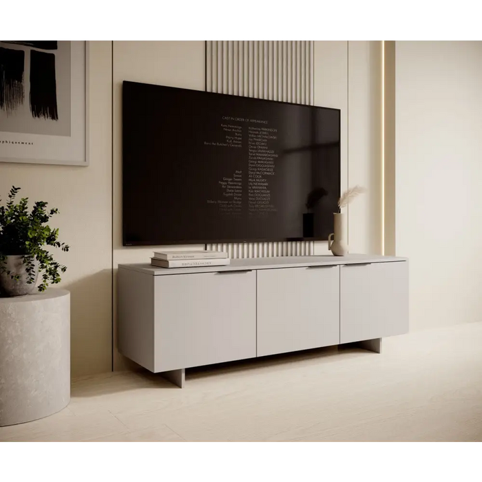 Cama 3D RTV cabinet ALMA 150x41.5xH55 cashmere - TV cabinets made of furniture boardSTV-ZPM<<<TV cabinetsSTV<<<ActionPL