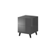 Cama bedside table REJA graphite grey gloss/graphite grey gloss - Bedside tables made of furniture