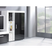 Cama bookcase SAMBA white/black gloss - Wooden shelvesRGA-DRE<<<ShelvesRGA<<<ActionPL