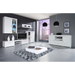 Cama bookcase SAMBA white/white gloss - Wooden shelvesRGA-DRE<<<ShelvesRGA<<<ActionPL