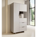 Cama Cabinet ALMA 90x41.5xH170 cashmere - Buffets and display cabinets on a wooden baseBIW-PDR<<<Buffets and shop