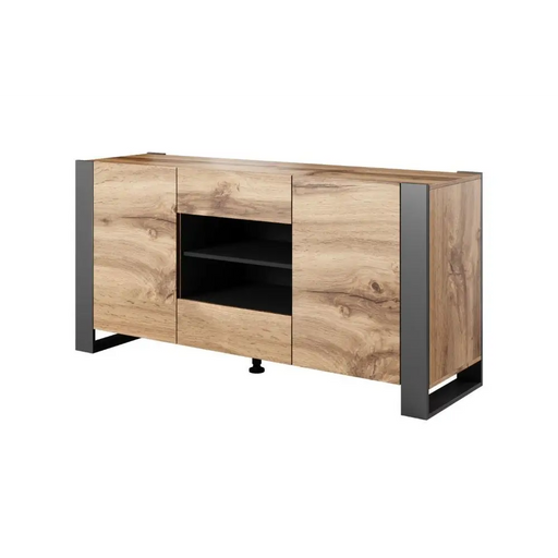 Cama chest of drawers WOOD wotan oak/antracite - Chests of drawers made of furniture boardKOY-ZPM<<<ChestsKOY<<<ActionPL