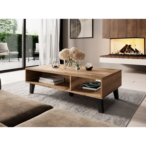 Cama coffee table NORD 110cm wotan oak/anthracite - Wooden benches and tablesLIS-DRE<<<Benches and tablesLIS<<<ActionPL