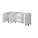 Cama Commode NOVA 155x40x72 white matt - Chests of drawers made of furniture boardKOY-ZPM<<<ChestsKOY<<<ActionPL