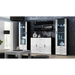 Cama display cabinet SOHO S1 black/white gloss - Buffets and display cabinets on a wooden baseBIW-PDR<<<Buffets