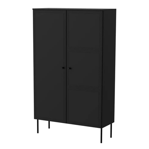 Cama Display case PALAZZO BIS 100x39x166 matte black - Wooden shelvesRGA-DRE<<<ShelvesRGA<<<ActionPL