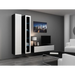 Cama Full cabinet VIGO ’180’ 180/40/30 white/black gloss - Wooden shelvesRGA-DRE<<<ShelvesRGA<<<ActionPL