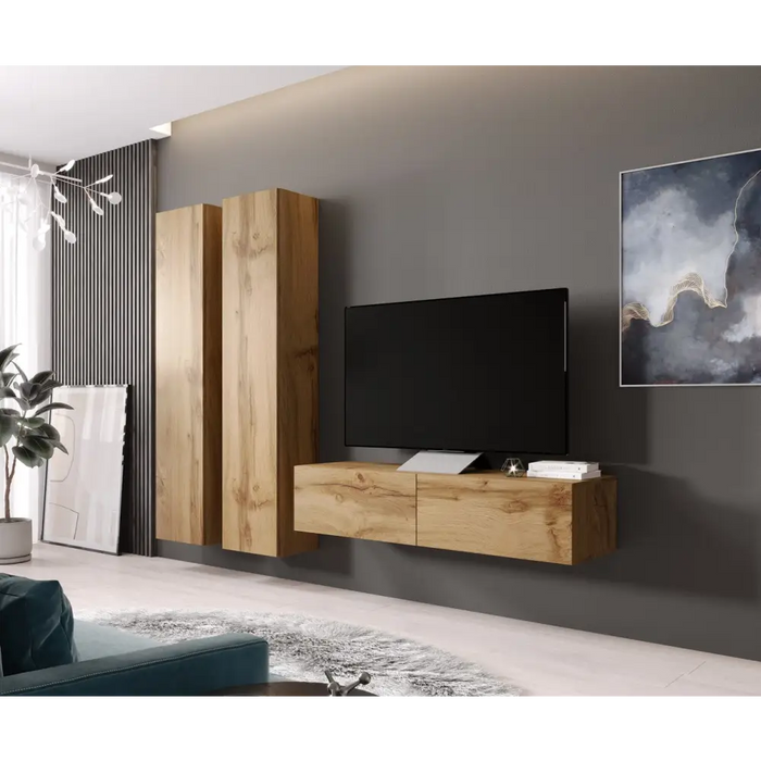 Cama Full cabinet VIGO ’180’ 180/40/30 wotan oak - Wooden shelvesRGA-DRE<<<ShelvesRGA<<<ActionPL