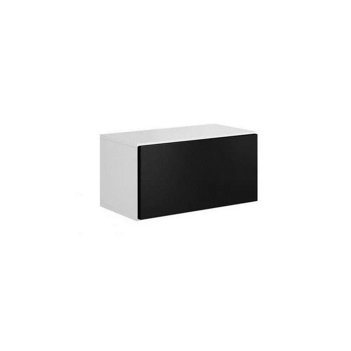 Cama full storage cabinet ROCO RO3 75/37/39 white/white/black - Wooden shelvesRGA-DRE<<<ShelvesRGA<<<ActionPL