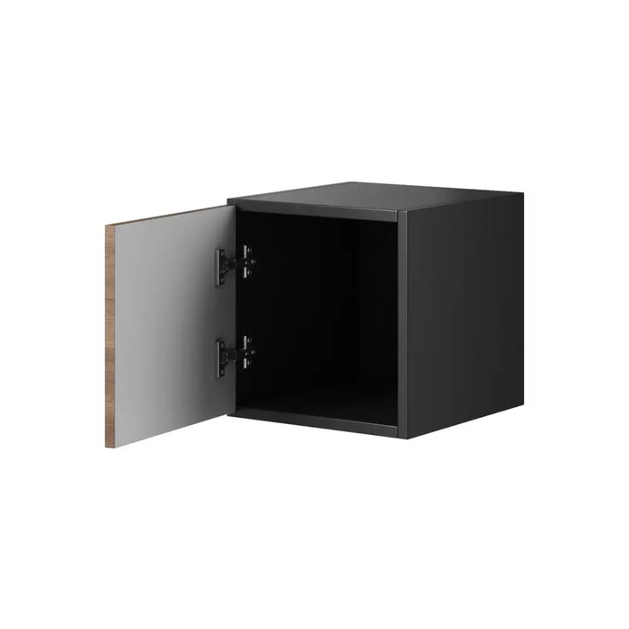 Cama full storage cabinet ROCO RO5 37/37/39 black/black/white - Wooden shelvesRGA-DRE<<<ShelvesRGA<<<ActionPL