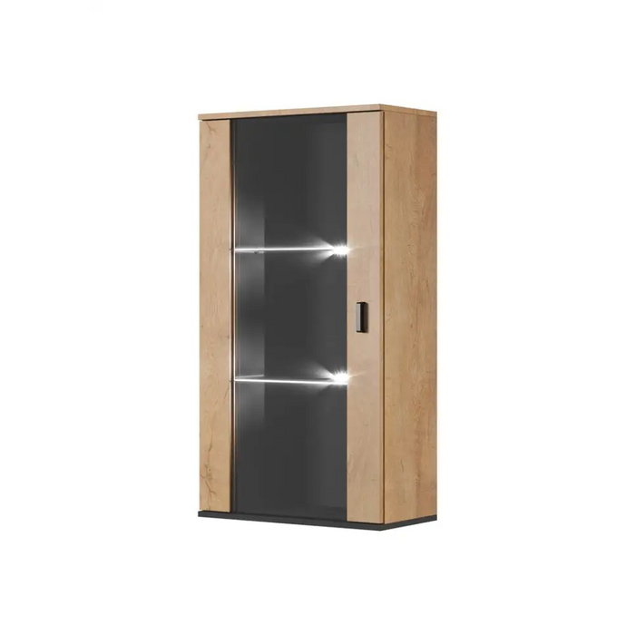 Cama hanging display cabinet SOHO lefkas oak/black - Buffets and display cabinets on a wooden baseBIW-PDR<<<Buffets