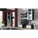 Cama hanging display cabinet SOHO white/black gloss - Buffets and display cabinets on a wooden baseBIW-PDR<<<Buffets