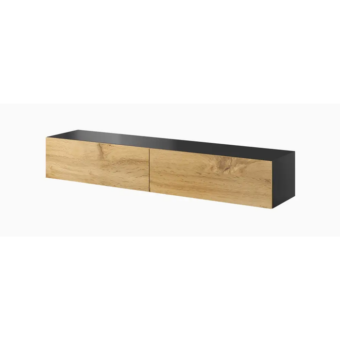 Cama living room cabinet set VIGO 1 black/wotan oak - Modern wall unitsMES-NOW<<<Wall UnitsMES<<<ActionPL