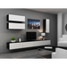 Cama Living room cabinet set VIGO 13 black/white gloss - Modern wall unitsMES-NOW<<<Wall UnitsMES<<<ActionPL