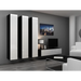 Cama Living room cabinet set VIGO 14 black/white gloss - Modern wall unitsMES-NOW<<<Wall UnitsMES<<<ActionPL