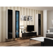 Cama Living room cabinet set VIGO 15 white/black gloss - Modern wall unitsMES-NOW<<<Wall UnitsMES<<<ActionPL