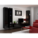 Cama Living room cabinet set VIGO 2 black/black gloss - Modern wall unitsMES-NOW<<<Wall UnitsMES<<<ActionPL