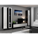 Cama Living room cabinet set VIGO 2 black/white gloss - Modern wall unitsMES-NOW<<<Wall UnitsMES<<<ActionPL