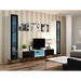 Cama Living room cabinet set VIGO 20 white/black gloss - Modern wall unitsMES-NOW<<<Wall UnitsMES<<<ActionPL