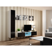 Cama Living room cabinet set VIGO 21 white/black gloss - Modern wall unitsMES-NOW<<<Wall UnitsMES<<<ActionPL