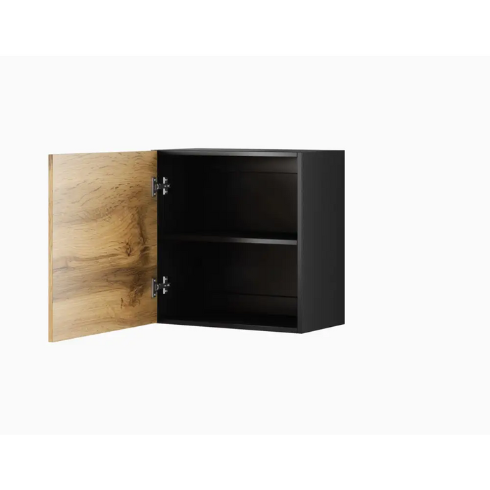 Cama living room cabinet set VIGO 22 black/wotan oak - Modern wall unitsMES-NOW<<<Wall UnitsMES<<<ActionPL