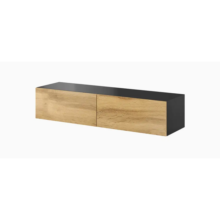 Cama living room cabinet set VIGO 22 black/wotan oak - Modern wall unitsMES-NOW<<<Wall UnitsMES<<<ActionPL