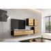 Cama living room cabinet set VIGO 23 black/wotan oak - Modern wall unitsMES-NOW<<<Wall UnitsMES<<<ActionPL
