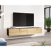 Cama living room cabinet set VIGO 23 black/wotan oak - Modern wall unitsMES-NOW<<<Wall UnitsMES<<<ActionPL