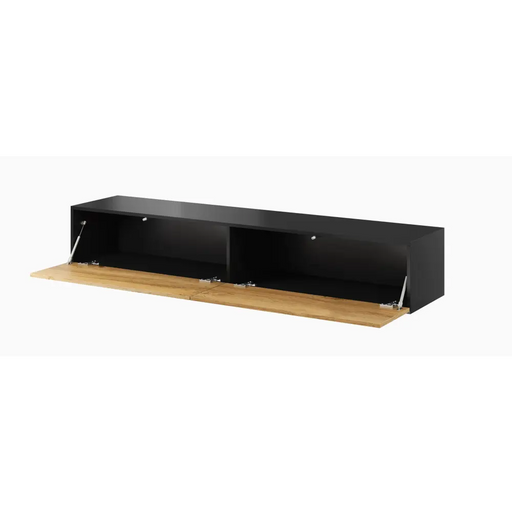 Cama living room cabinet set VIGO 23 black/wotan oak - Modern wall unitsMES-NOW<<<Wall UnitsMES<<<ActionPL