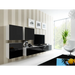 Cama Living room cabinet set VIGO 23 white/black gloss - Modern wall unitsMES-NOW<<<Wall UnitsMES<<<ActionPL