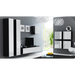 Cama Living room cabinet set VIGO 24 black/white gloss - Modern wall unitsMES-NOW<<<Wall UnitsMES<<<ActionPL