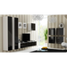 Cama Living room cabinet set VIGO 24 white/black gloss - Modern wall unitsMES-NOW<<<Wall UnitsMES<<<ActionPL