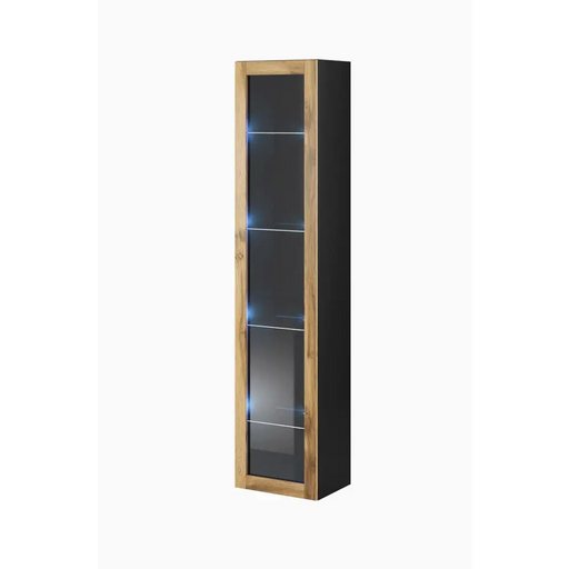 Cama living room cabinet set VIGO 3 black/wotan oak - Modern wall unitsMES-NOW<<<Wall UnitsMES<<<ActionPL