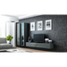 Cama Living room cabinet set VIGO 3 grey/grey gloss - Modern wall unitsMES-NOW<<<Wall UnitsMES<<<ActionPL