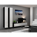 Cama Living room cabinet set VIGO 4 black/white gloss - Modern wall unitsMES-NOW<<<Wall UnitsMES<<<ActionPL