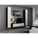 Cama Living room cabinet set VIGO 9 black/white gloss - Modern wall unitsMES-NOW<<<Wall UnitsMES<<<ActionPL