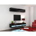 Cama Living room cabinet set VIGO NEW 10 black/black gloss - Modern wall unitsMES-NOW<<<Wall UnitsMES<<<ActionPL