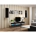 Cama Living room cabinet set VIGO NEW 10 white/black gloss - Modern wall unitsMES-NOW<<<Wall UnitsMES<<<ActionPL