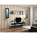 Cama Living room cabinet set VIGO NEW 11 white/black gloss - Modern wall unitsMES-NOW<<<Wall UnitsMES<<<ActionPL