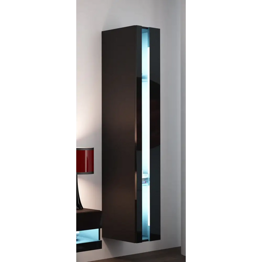 Cama Living room cabinet set VIGO NEW 12 black/black gloss - Modern wall unitsMES-NOW<<<Wall UnitsMES<<<ActionPL